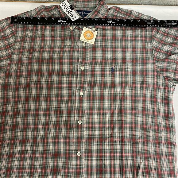 Ralph Lauren Shirt Men's Medium Multicolor Plaid Blake American Light Academia - Picture 11 of 15